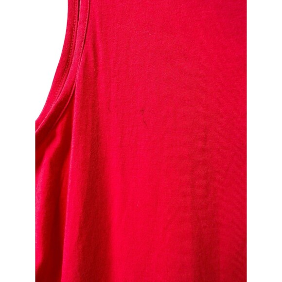 Boston Red Sox Baseball Tank Top Women's Small Red Sequin Stretch Shirt - Picture 10 of 12